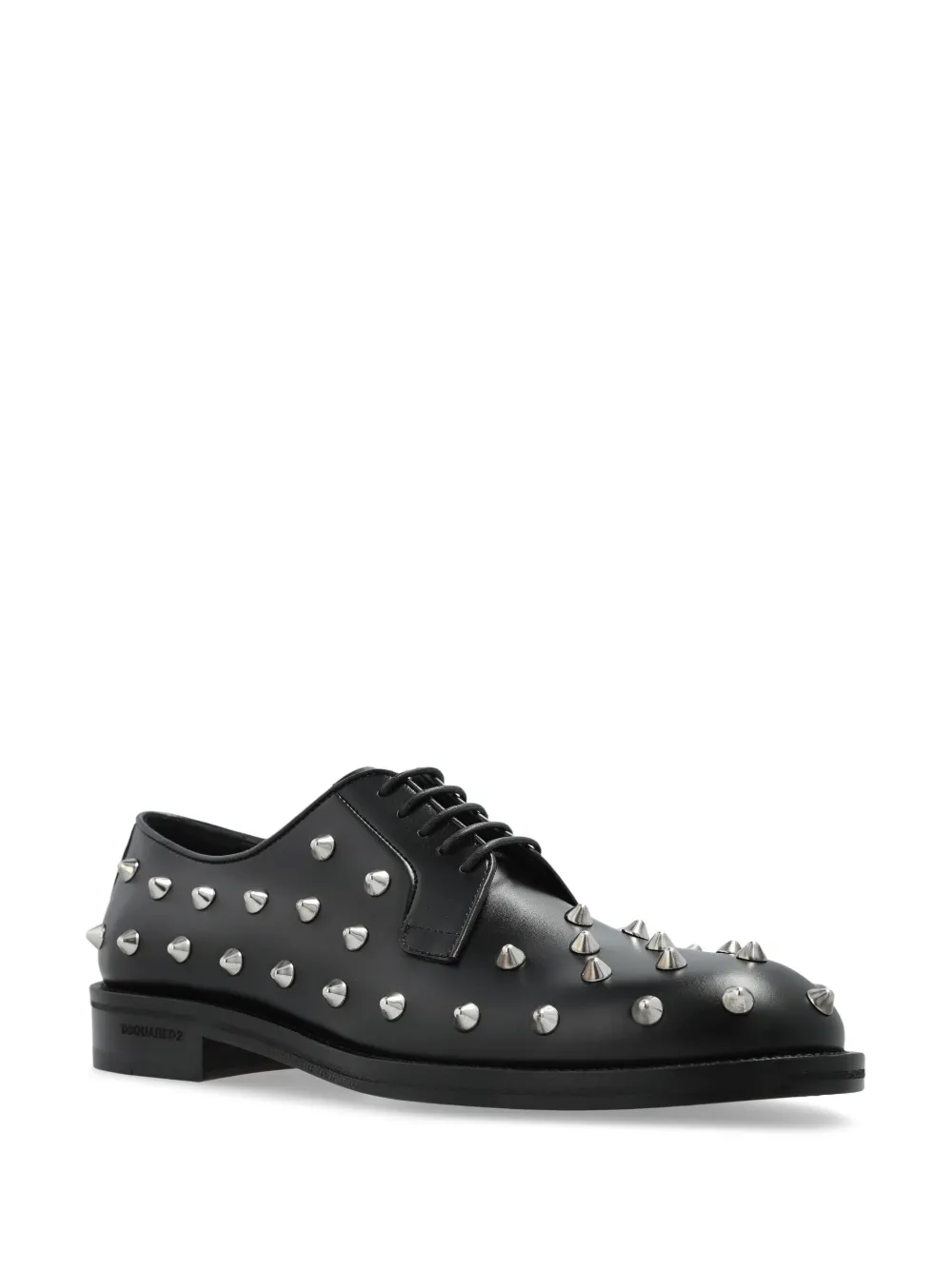 DSQUARED2 stud-embellished derby shoes - Zwart