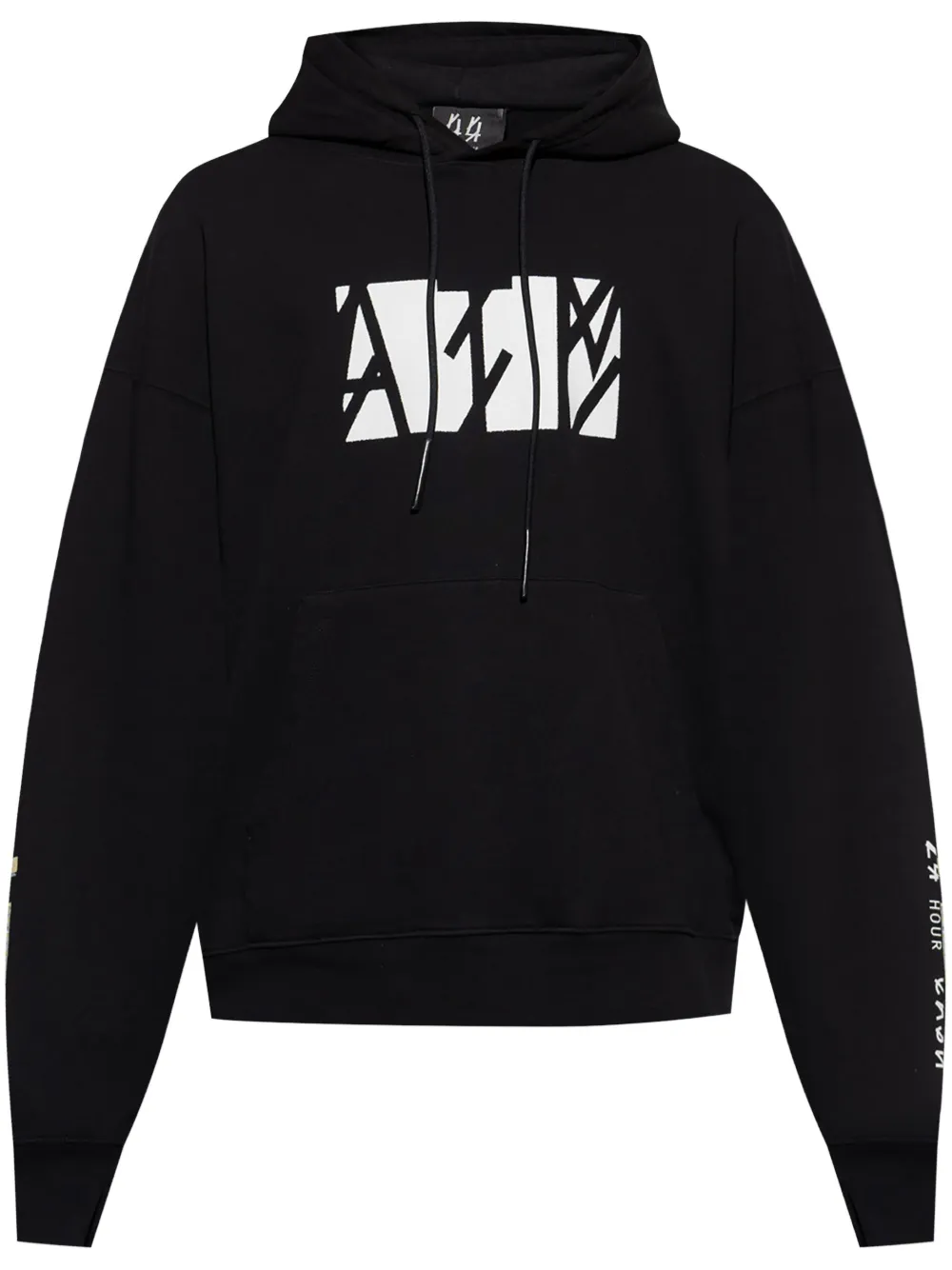 logo-print hoodie