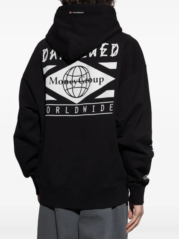 44 LABEL GROUP ロゴ パーカー | ブラック | FARFETCH JP