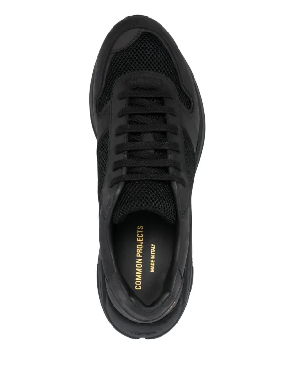 Common Projects Leather Sneakers | Black | FARFETCH RO