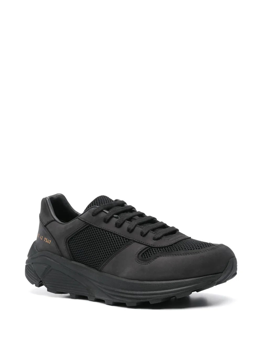 Common Projects Leren sneakers Zwart