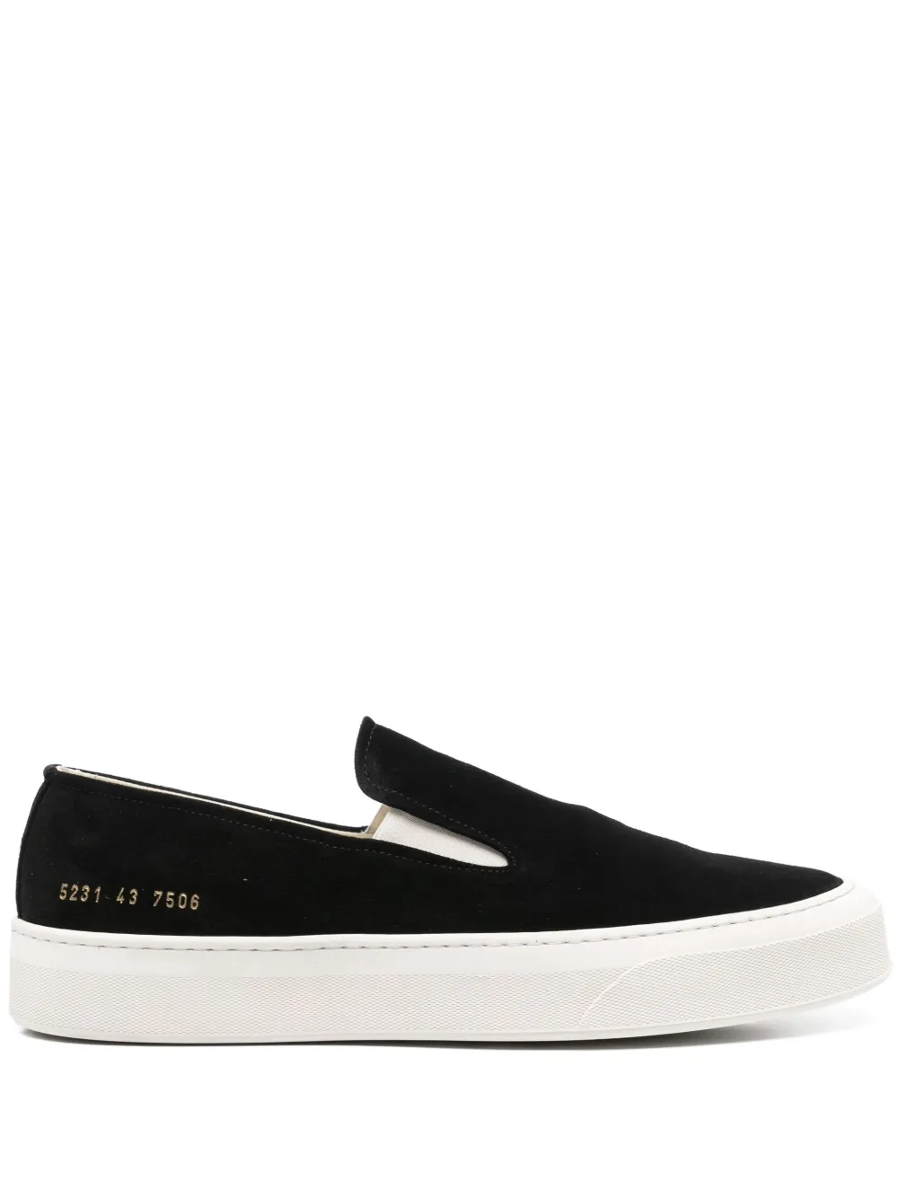 Common Projects suede sneakers Black