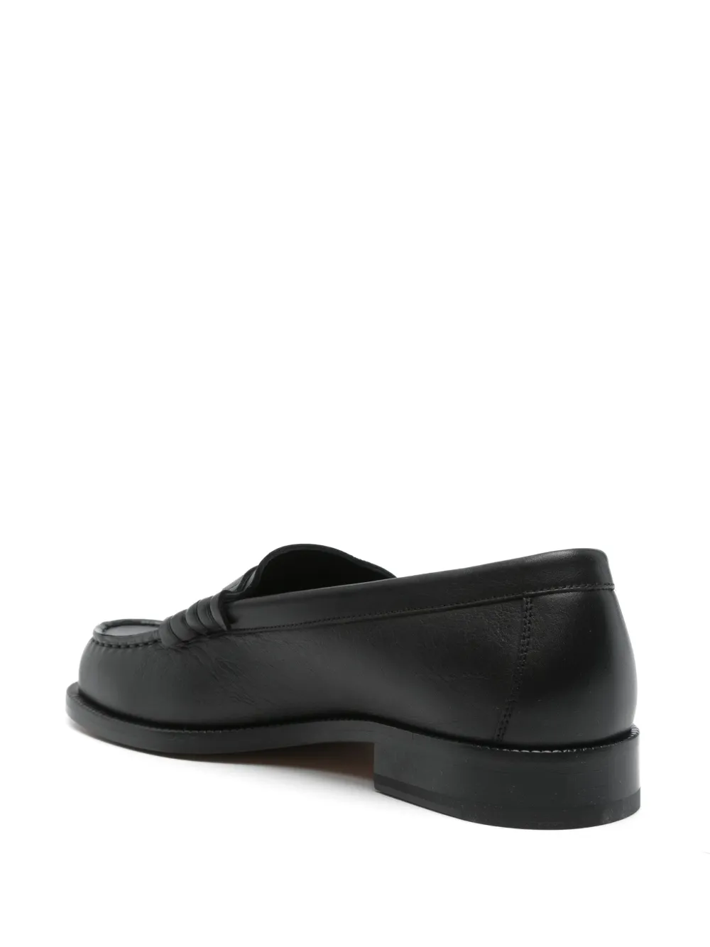 Common Projects Leren loafers Zwart