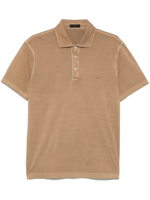 Fay jersey polo shirt