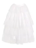 BCBG KIDS tulle maxi skirt - White