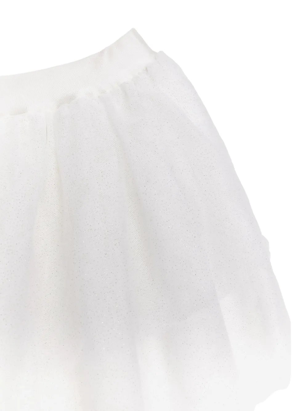 BCBG KIDS tulle maxi skirt - Wit