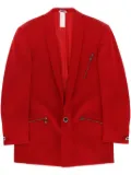 Versace Pre-Owned 1980s single-breasted blazer - Red