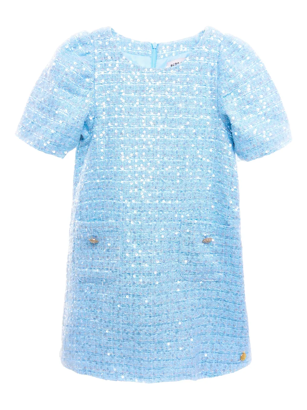 BCBG KIDS スパンコールトリム ワンピース - ブルー BCBG KIDS スパンコールトリム ワンピース - ブルー