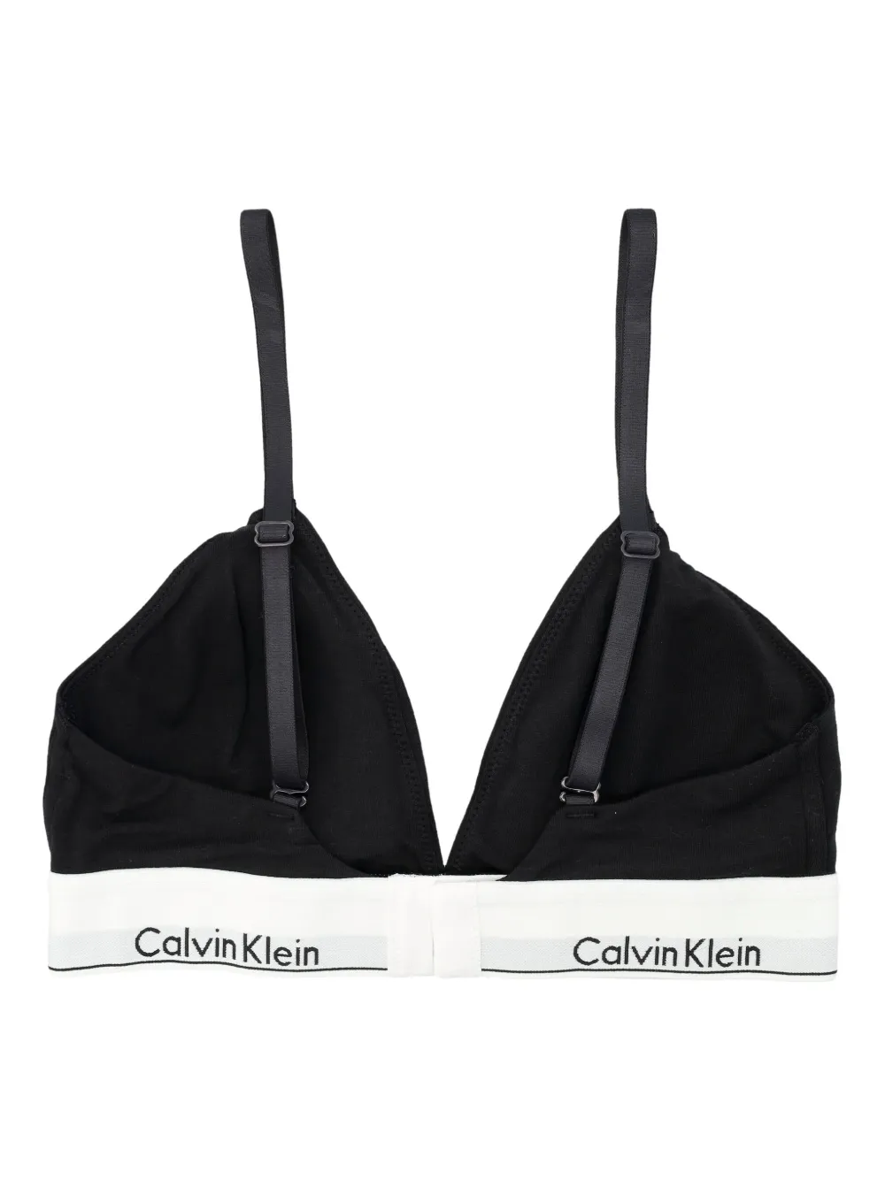 Calvin Klein logo-strap bra - Zwart