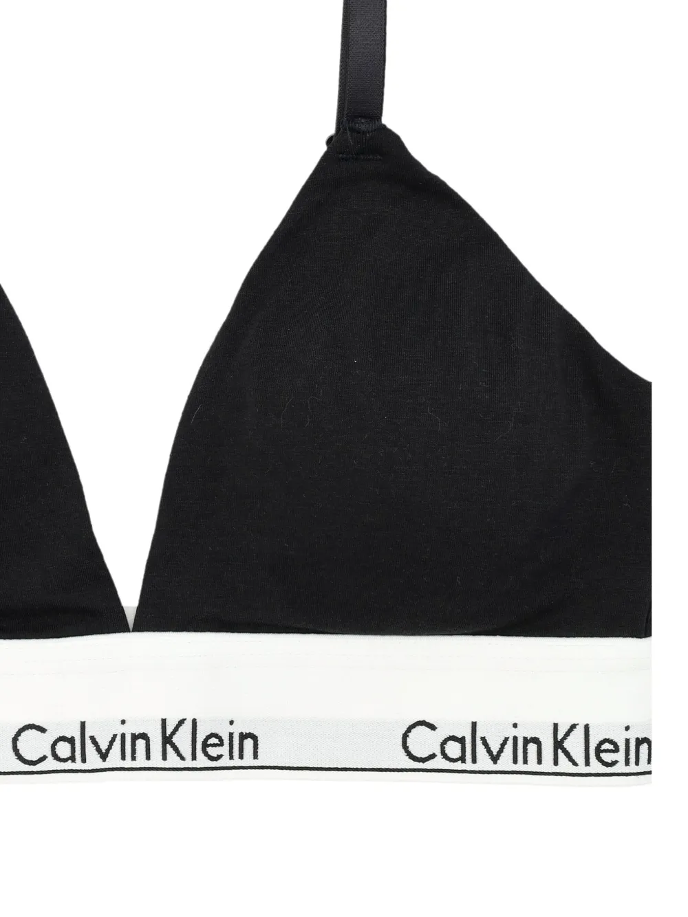 Calvin Klein Bh met logoband Zwart