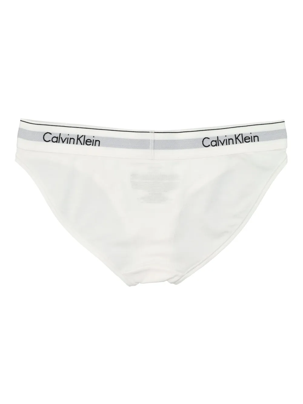 Calvin Klein logo waist briefs - Wit