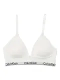 Calvin Klein logo bra - White