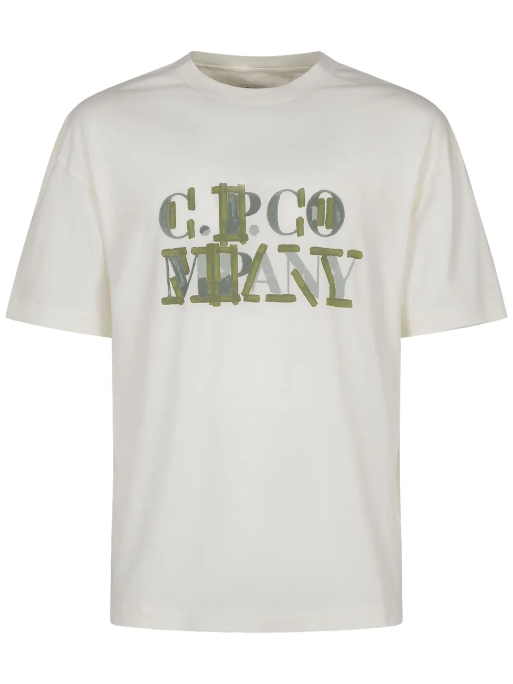 C.P. Company playera con logo estampado | blanco | Image 1