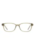 Saint Laurent Eyewear rectangle acetate frames - Brown