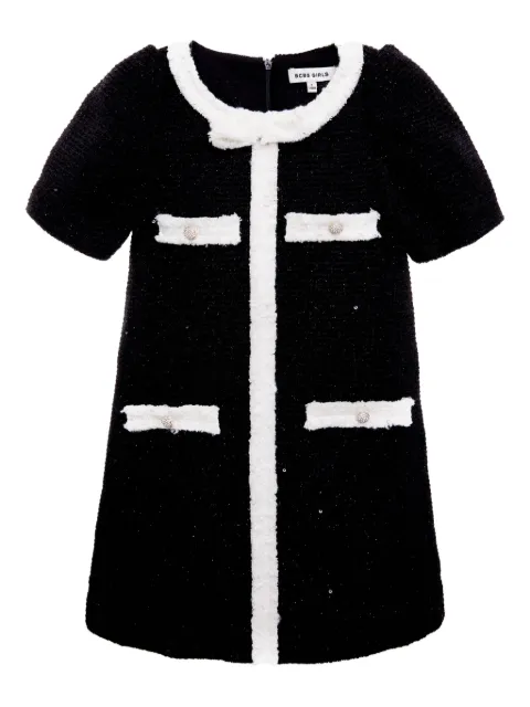 BCBG KIDS vestido de tweed