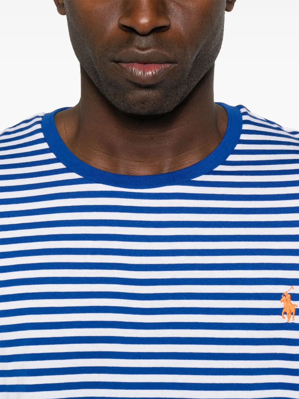 Polo Ralph Lauren Gestreept T-shirt Blauw