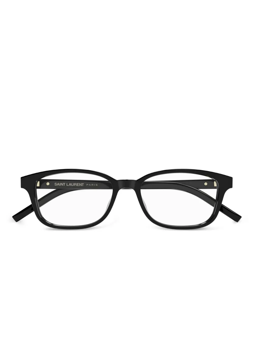 Saint Laurent Eyewear Occhiali rettangolari in acetato - Nero