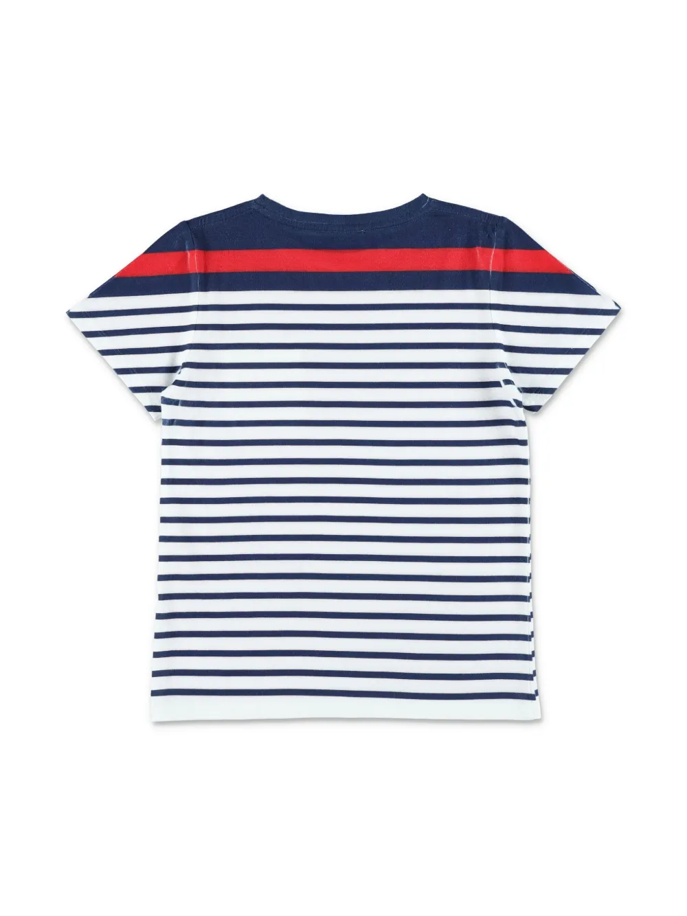 Gucci Kids Gestreept T-shirt met ronde hals - Wit