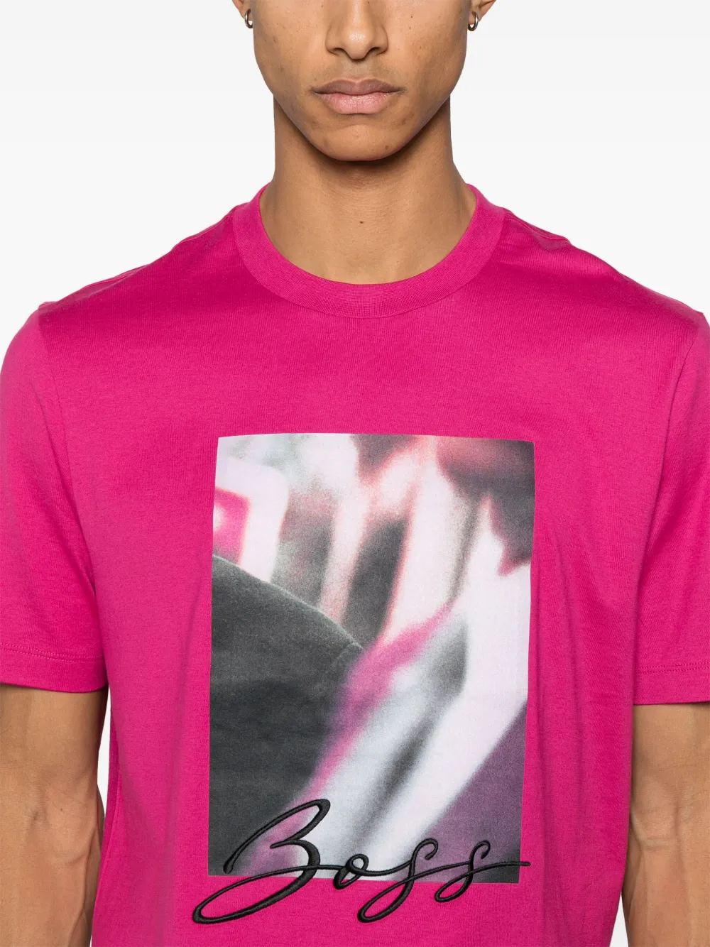 BOSS Thompson T-shirt Roze