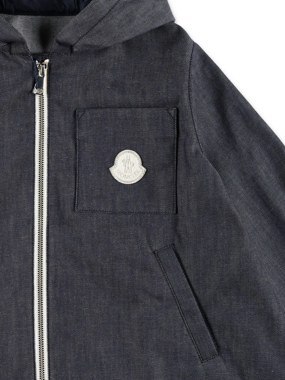 Moncler Enfant Spijkerjack Blauw