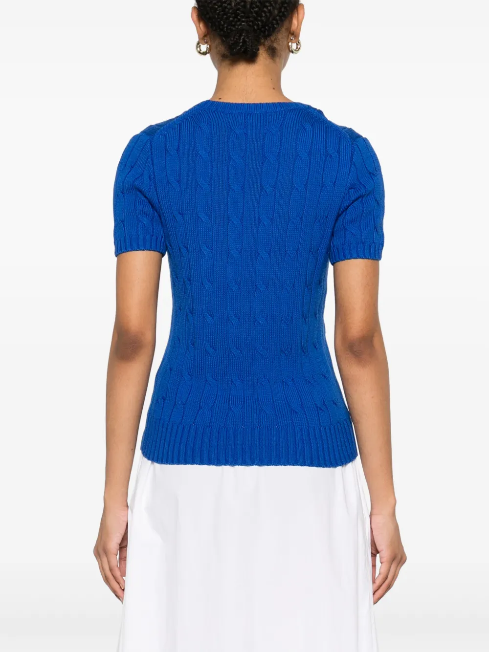 Polo Ralph Lauren Kabelgebreide top Blauw