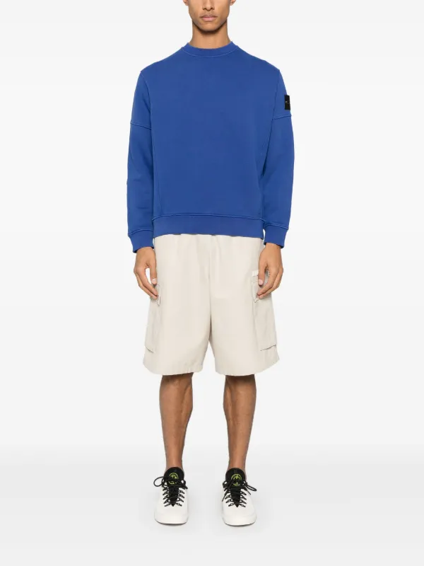 Stone Island コンパスバッジ スウェットシャツ | ブルー | FARFETCH JP