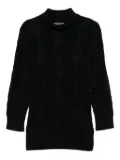 Issey Miyake Pre-Owned 1980s turtleneck textured sweater - Black