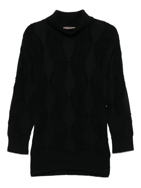 Issey Miyake Pre-Owned 1980s turtleneck textured sweater