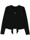 Givenchy open-back T-shirt - Black