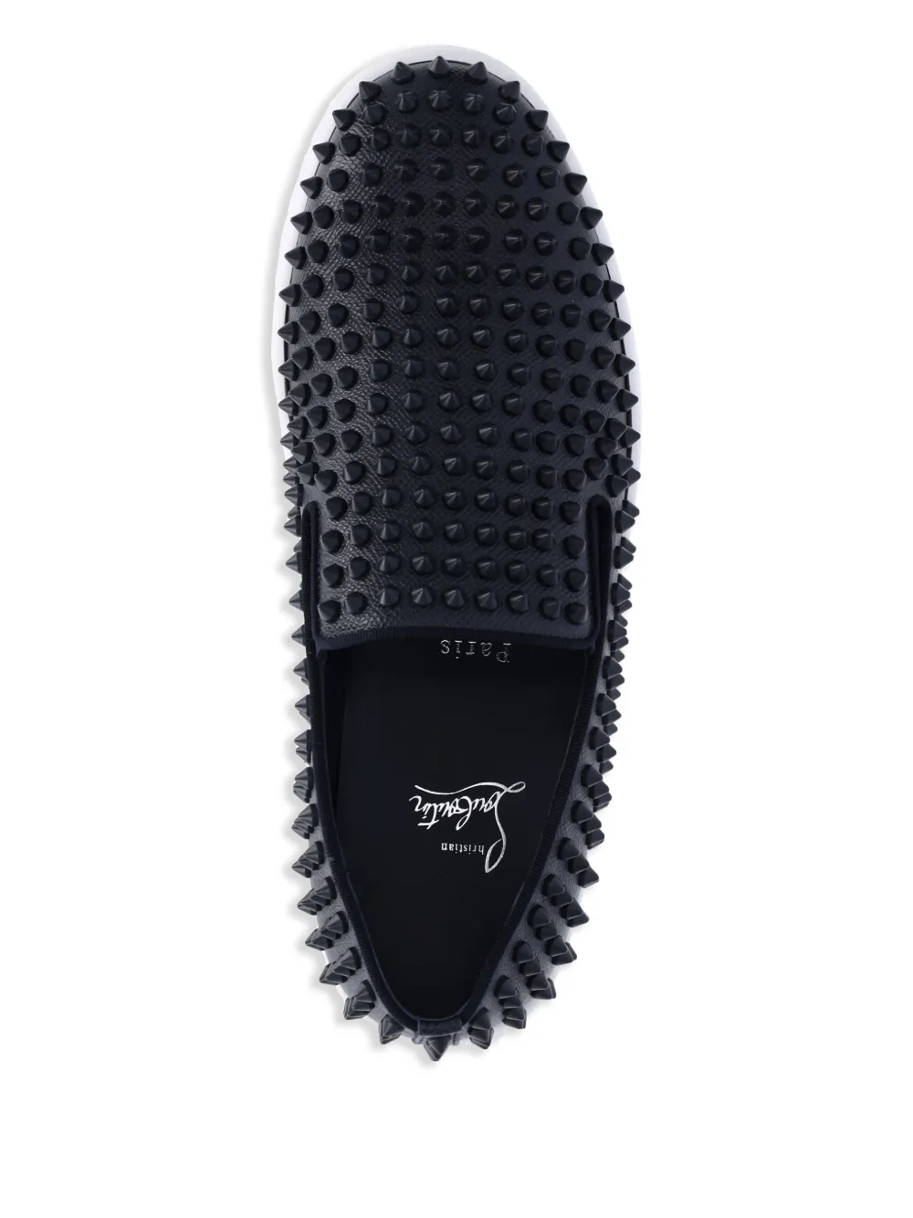 Christian Louboutin Spikeboat Sneakers | Black | FARFETCH