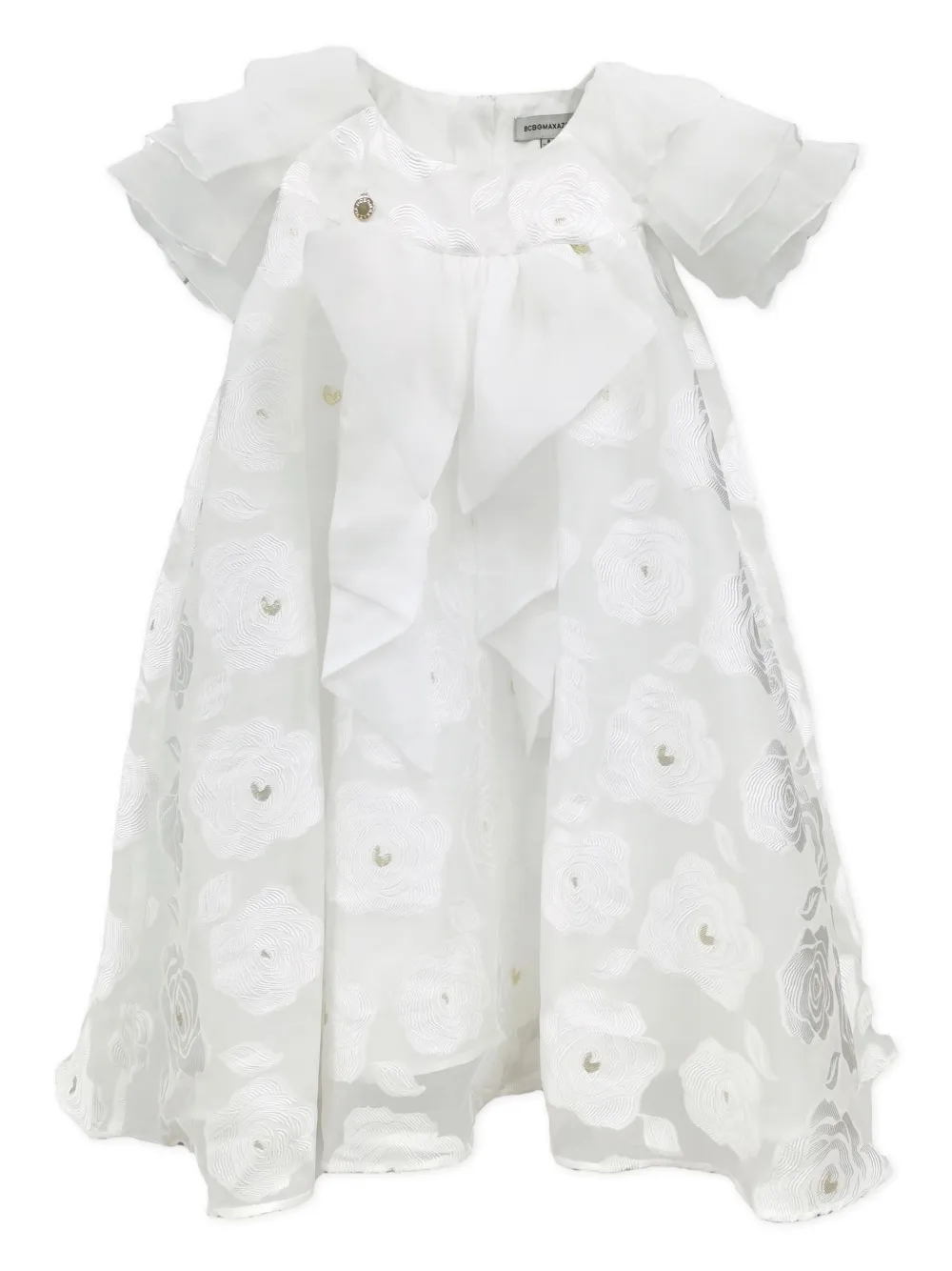 BCBG KIDS floral-embroidery dress | White | Image 1