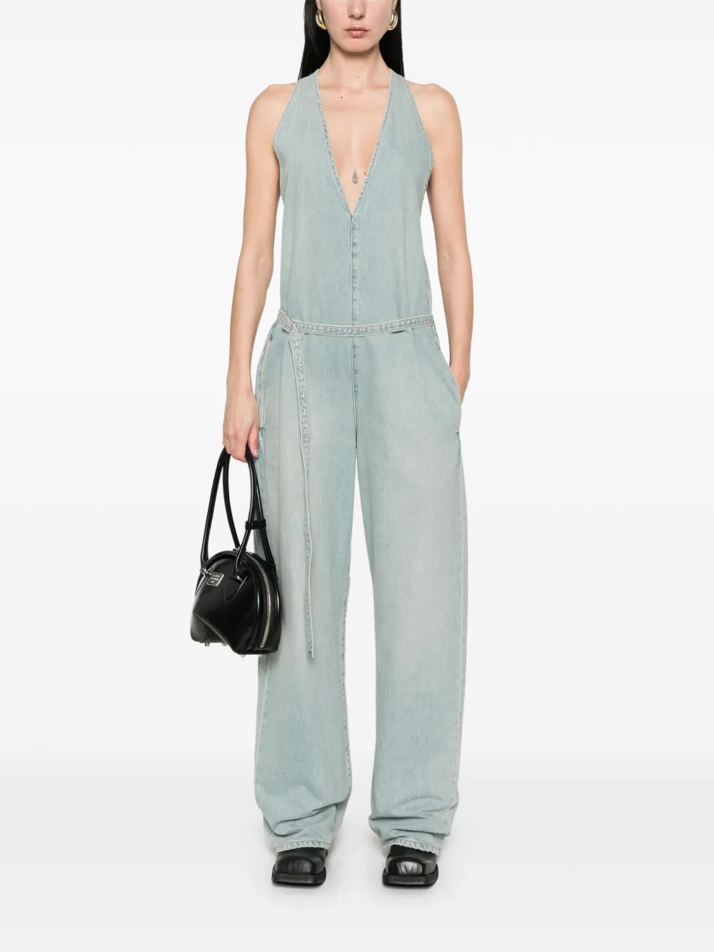 Haikure Spijker jumpsuit - Blauw