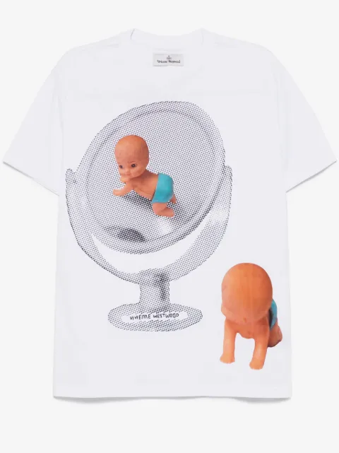 Vivienne Westwood playera con estampado gráfico