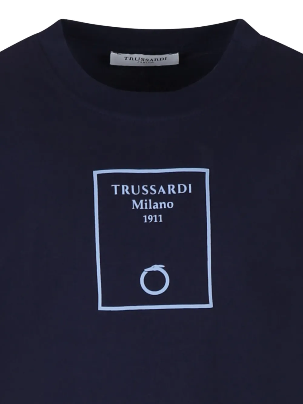 TRUSSARDI JUNIOR Katoenen T-shirt Blauw