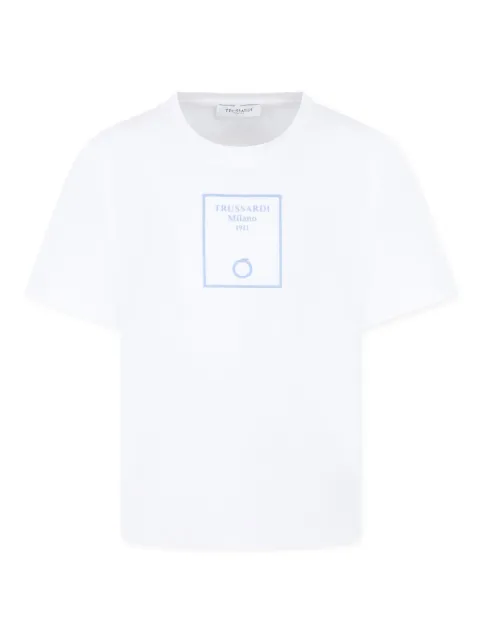 TRUSSARDI JUNIOR playera de algodón