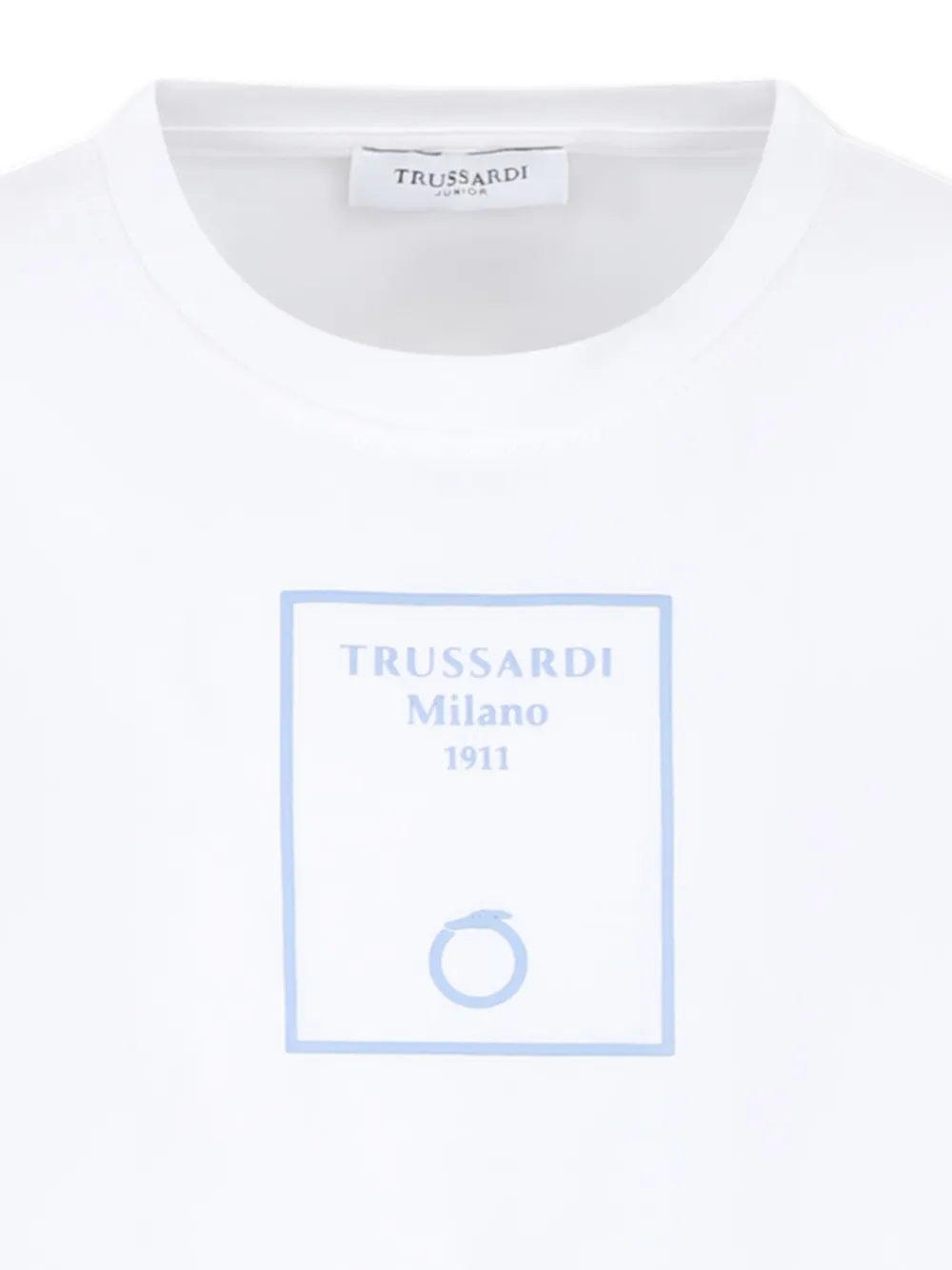 TRUSSARDI JUNIOR Katoenen T-shirt Wit