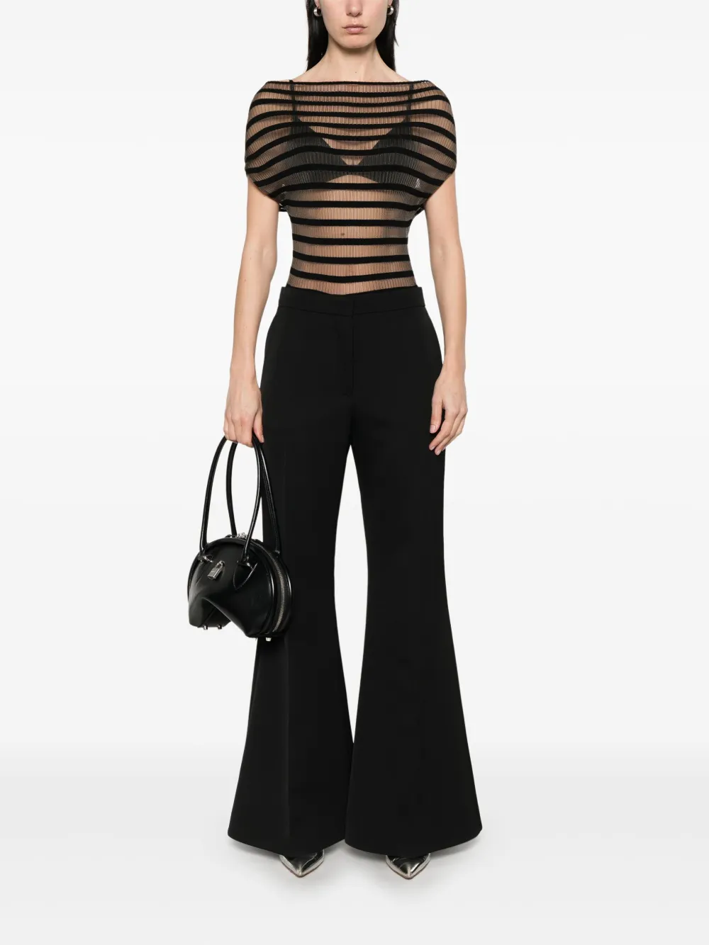 Givenchy Flared broek - Zwart