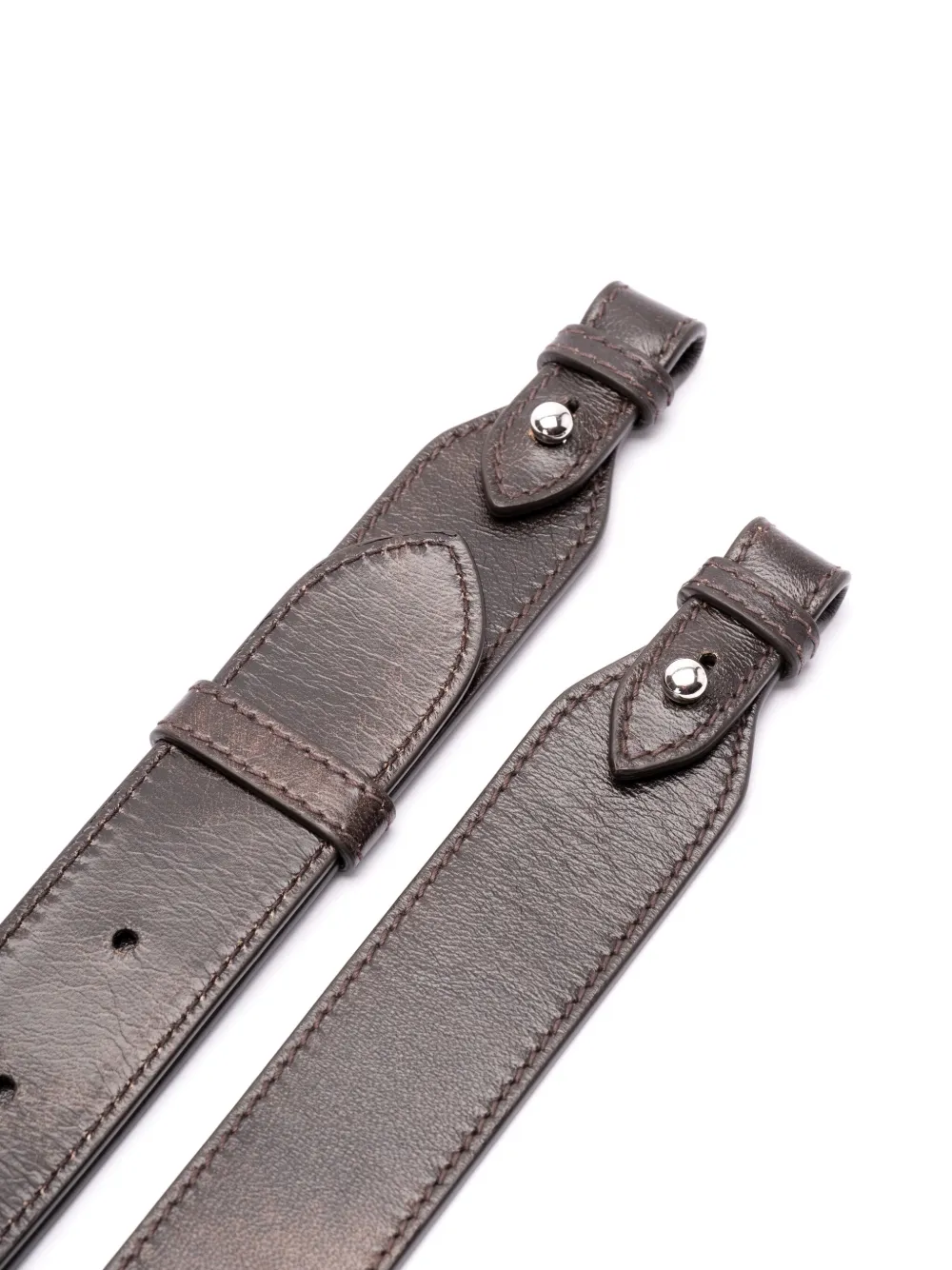 Prada Leren duffeltas Bruin