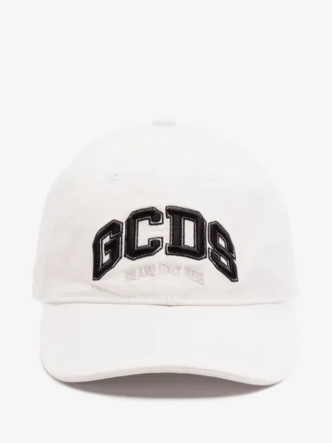 GCDS logo-embroidered cap