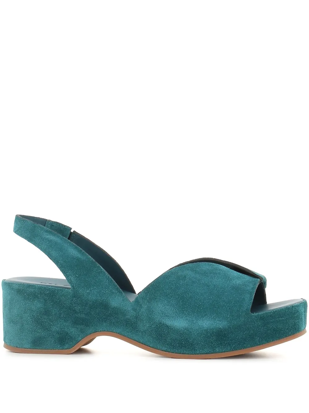 Del Carlo 50 mm slingback sandalen Groen