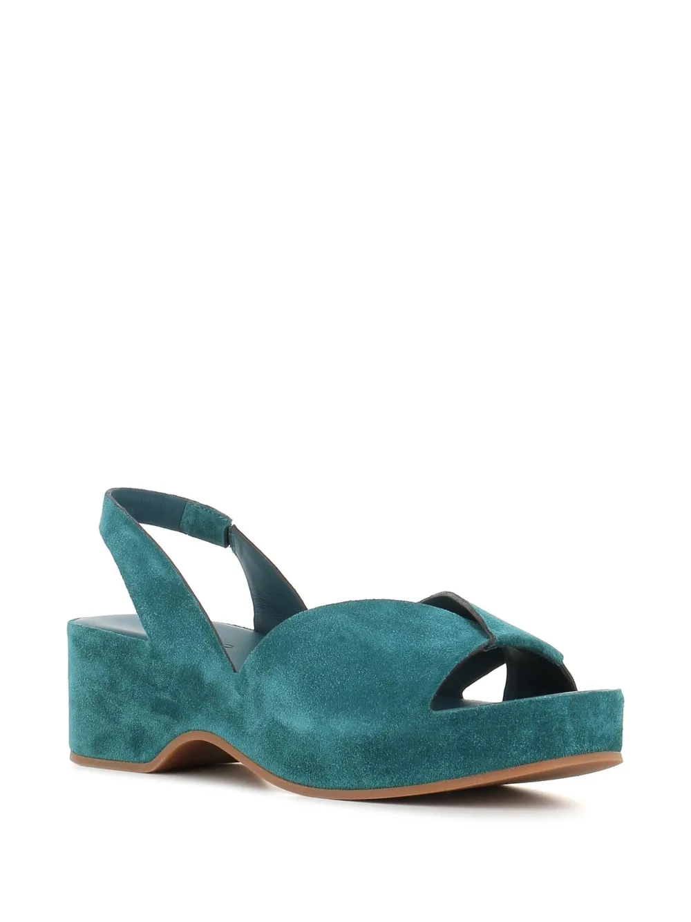 Del Carlo 50 mm slingback sandalen Groen