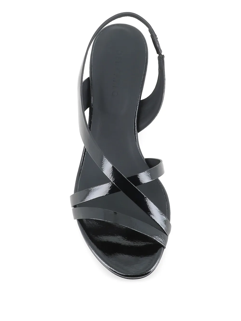 Del Carlo Slingback sandalen Zwart