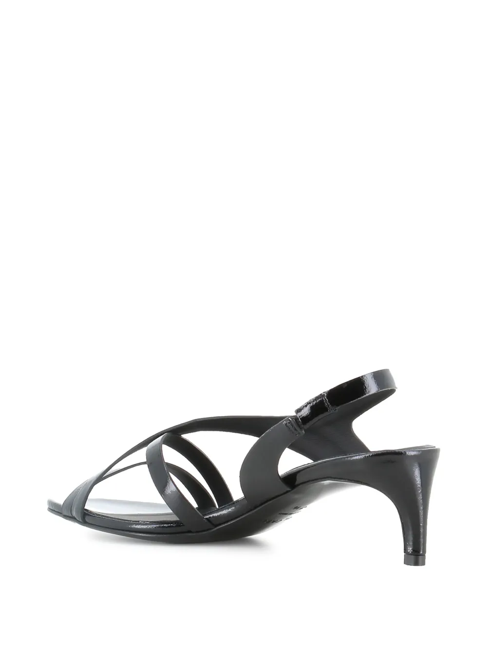 Del Carlo Slingback sandalen Zwart