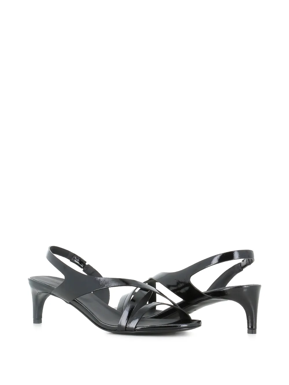 Del Carlo Slingback sandalen Zwart