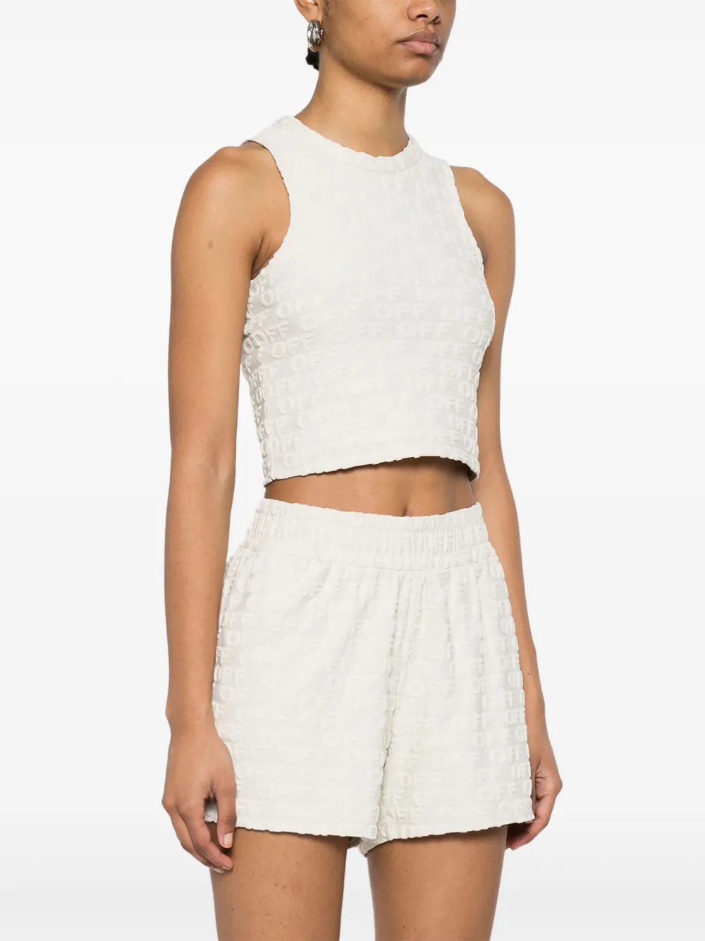 Off-White Tanktop met logo Wit