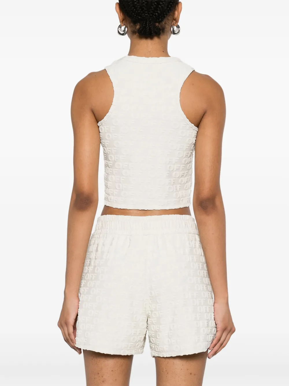 Off-White Tanktop met logo Wit
