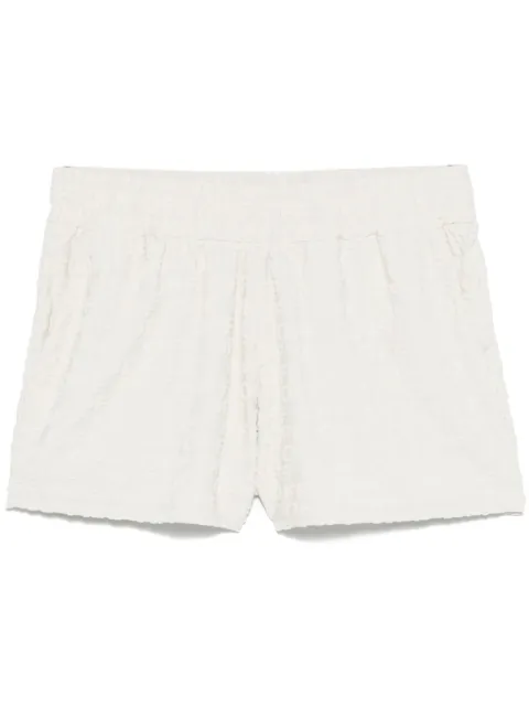 Off-White شورت بشعار مخيوط