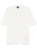 Giorgio Armani striped polo shirt - White