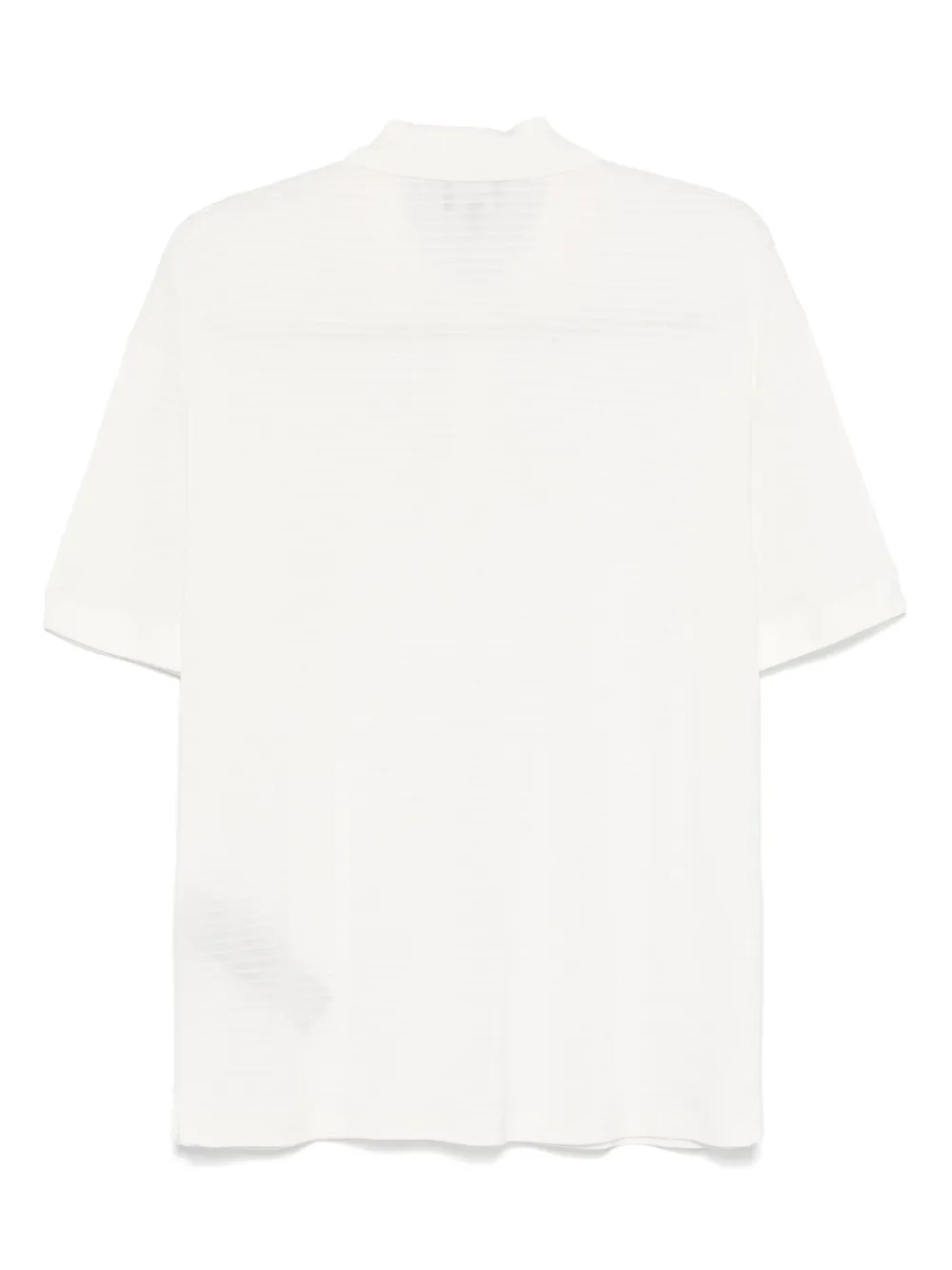 Giorgio Armani Gestreept poloshirt - Wit