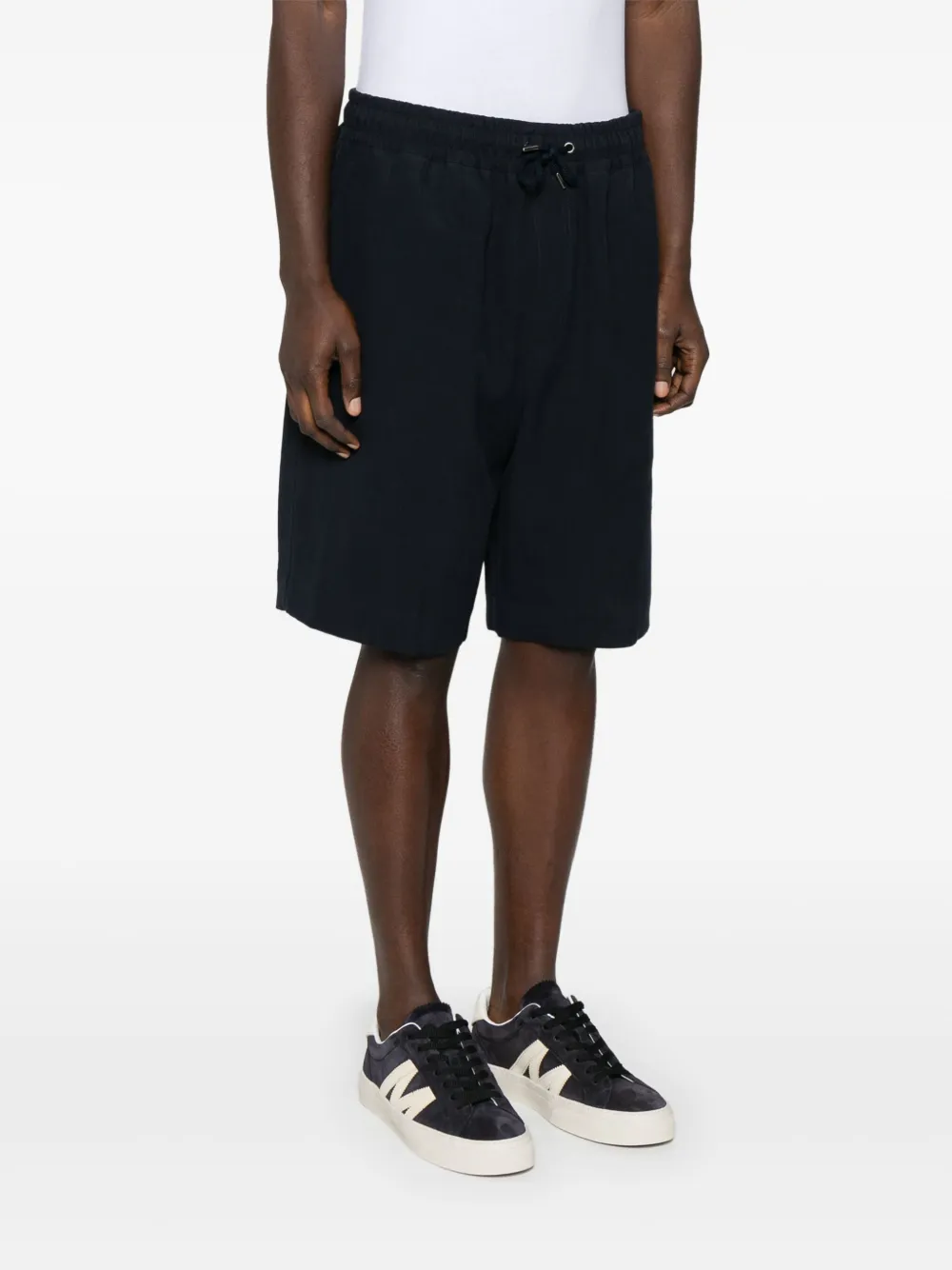 Giorgio Armani Linnen bermuda shorts Blauw